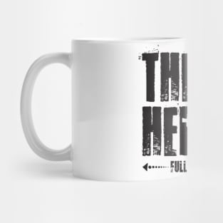 UFOs ARE HERE (Light) Mug